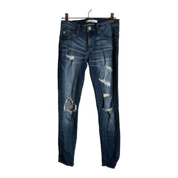 Kancan size 3 / 25 ripped destruction skinny jeans - Picture 1 of 7